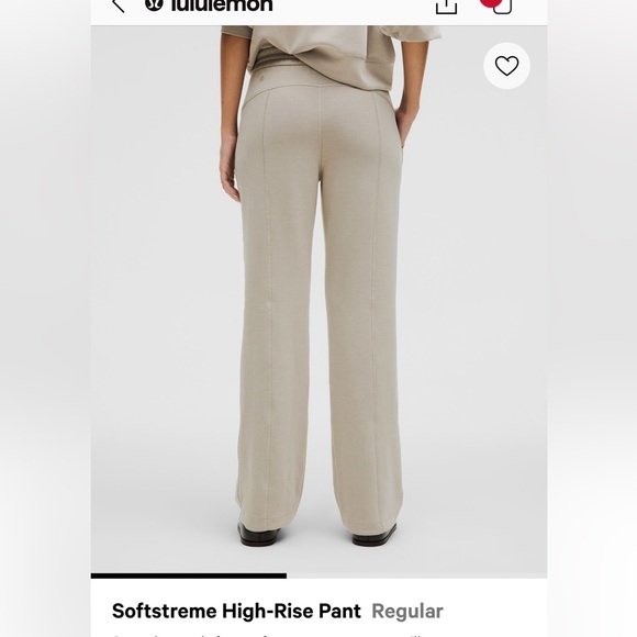 Lululemon softstreme high rise pant - Picture 2 of 7